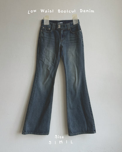 JN067 Low Waist Bootcut Denim