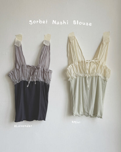 VT325 Sorbet Nashi Blouse - Lavender | Mint