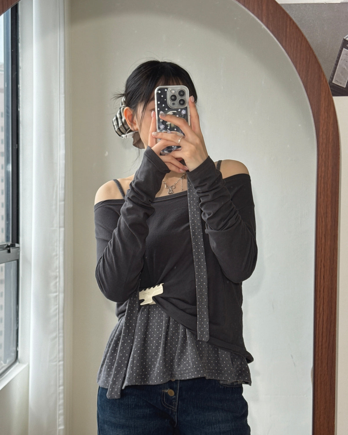(~3/11🛎️新品優惠) TP625 Open Back Tee - White | Gray | Charcoal
