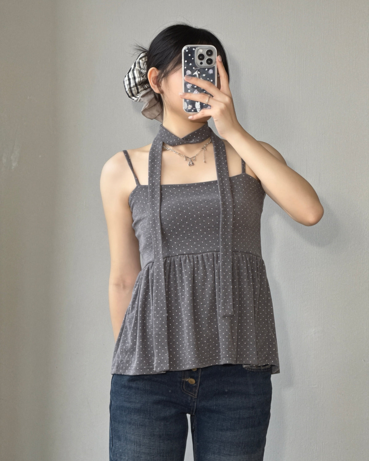 (~3/11🛎️新品優惠) VT338 DotDot Tie Vest - Gray | Black