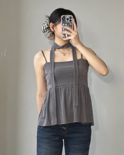 (~3/11🛎️新品優惠) VT338 DotDot Tie Vest - Gray | Black