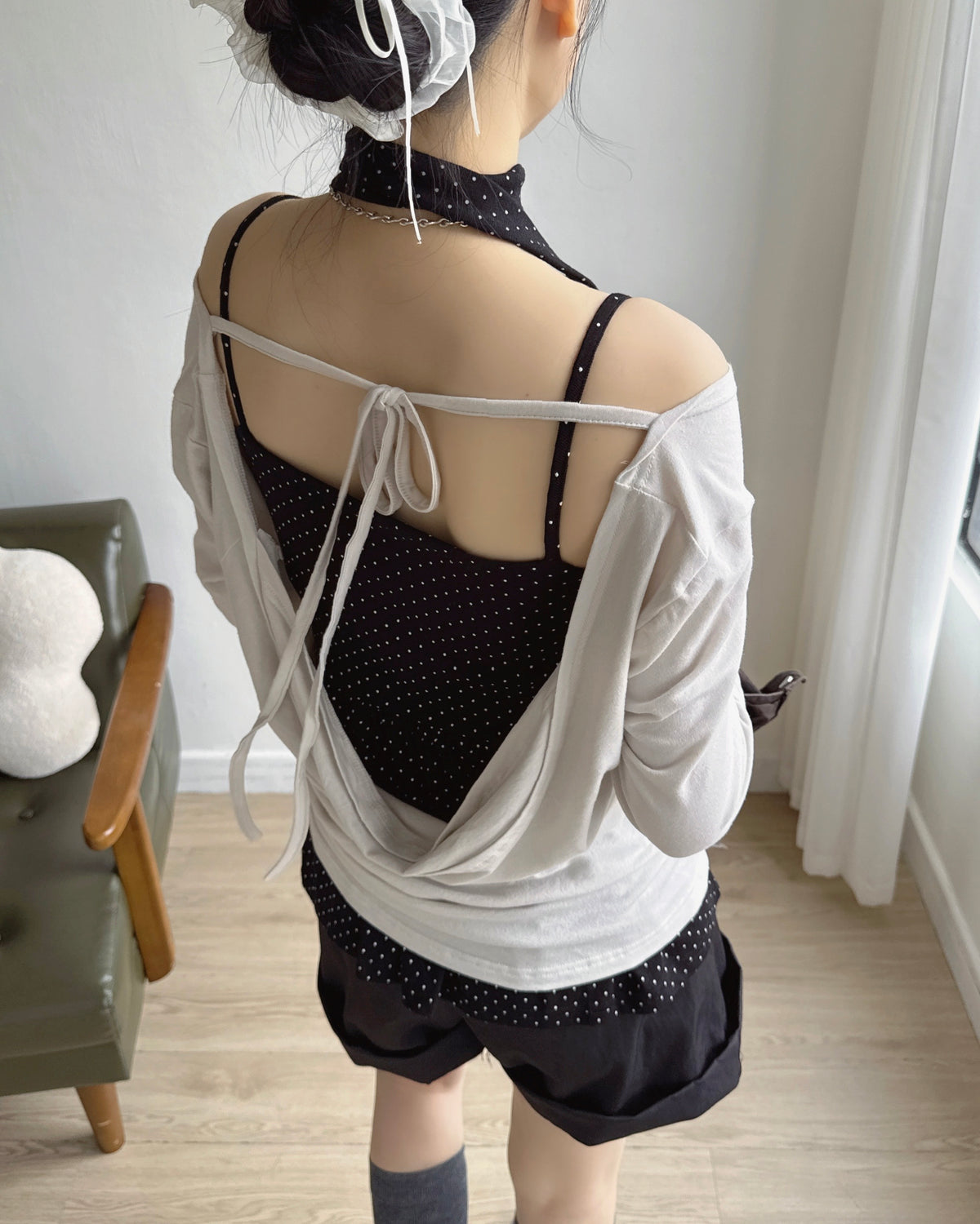 (~3/11🛎️新品優惠) VT338 DotDot Tie Vest - Gray | Black