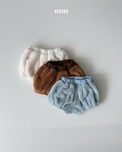 🍪KIDS 毛絨燈籠褲 - Ivory | Camel | Sky Blue
