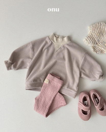 🍪KIDS 羅紋彈性長褲 Ivory | Pink | Wine | Navy