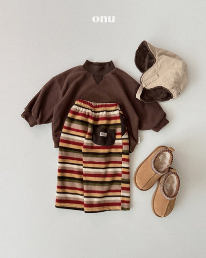 🍪KIDS 三角領衛衣 - Gray | Brown