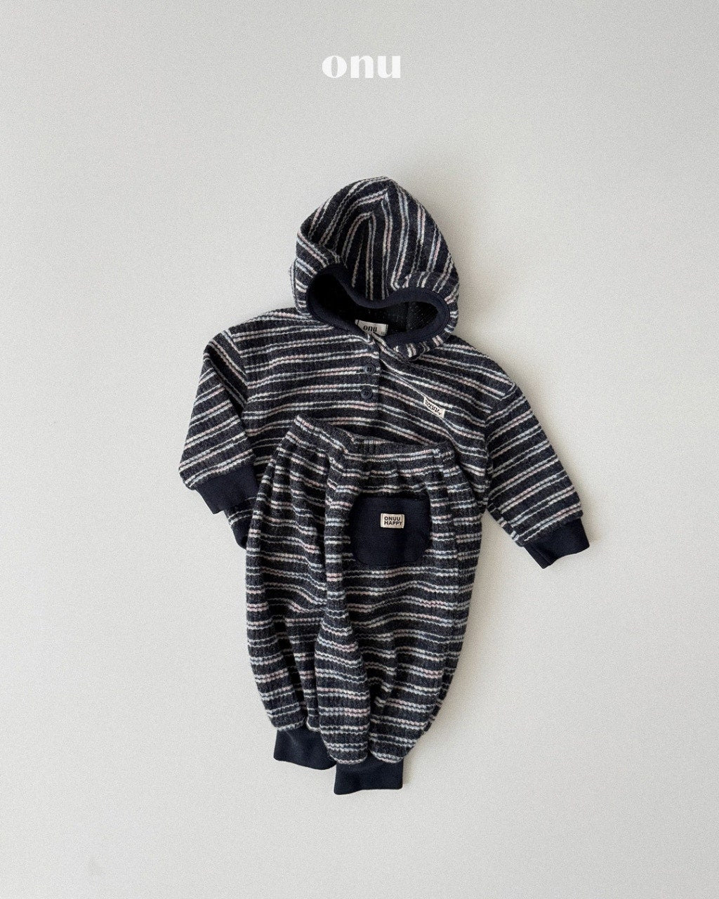 🍪KIDS  間條蓬蓬長褲 - Red | Navy