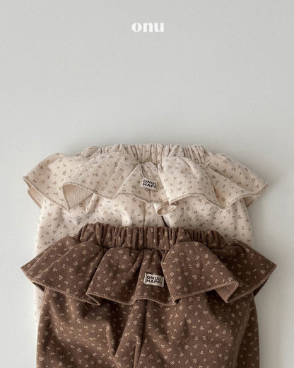 🍪KIDS 雪花燈籠褲 - Beige | Brown