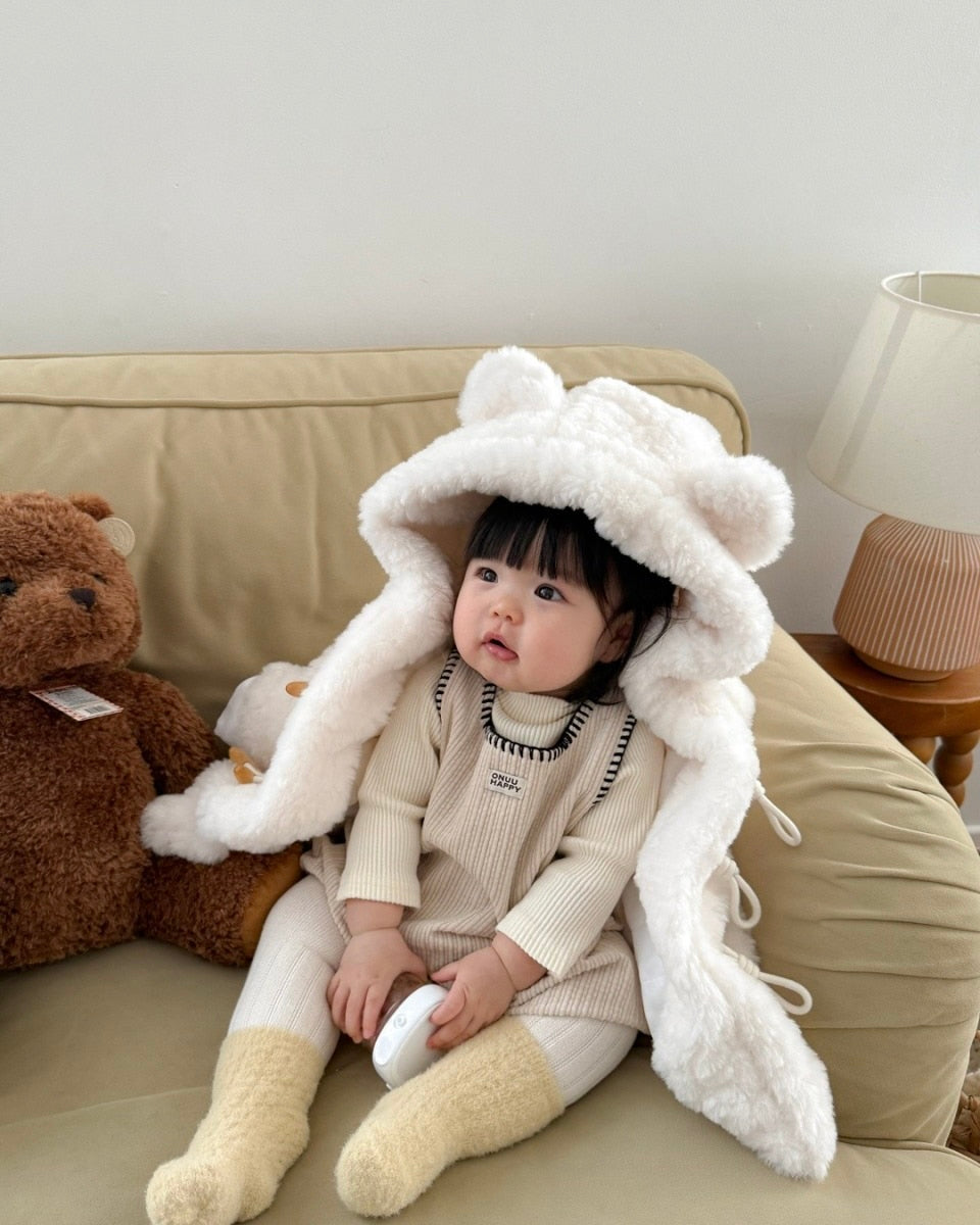 🍪KIDS 氣球洋裝 - Ivory | Navy
