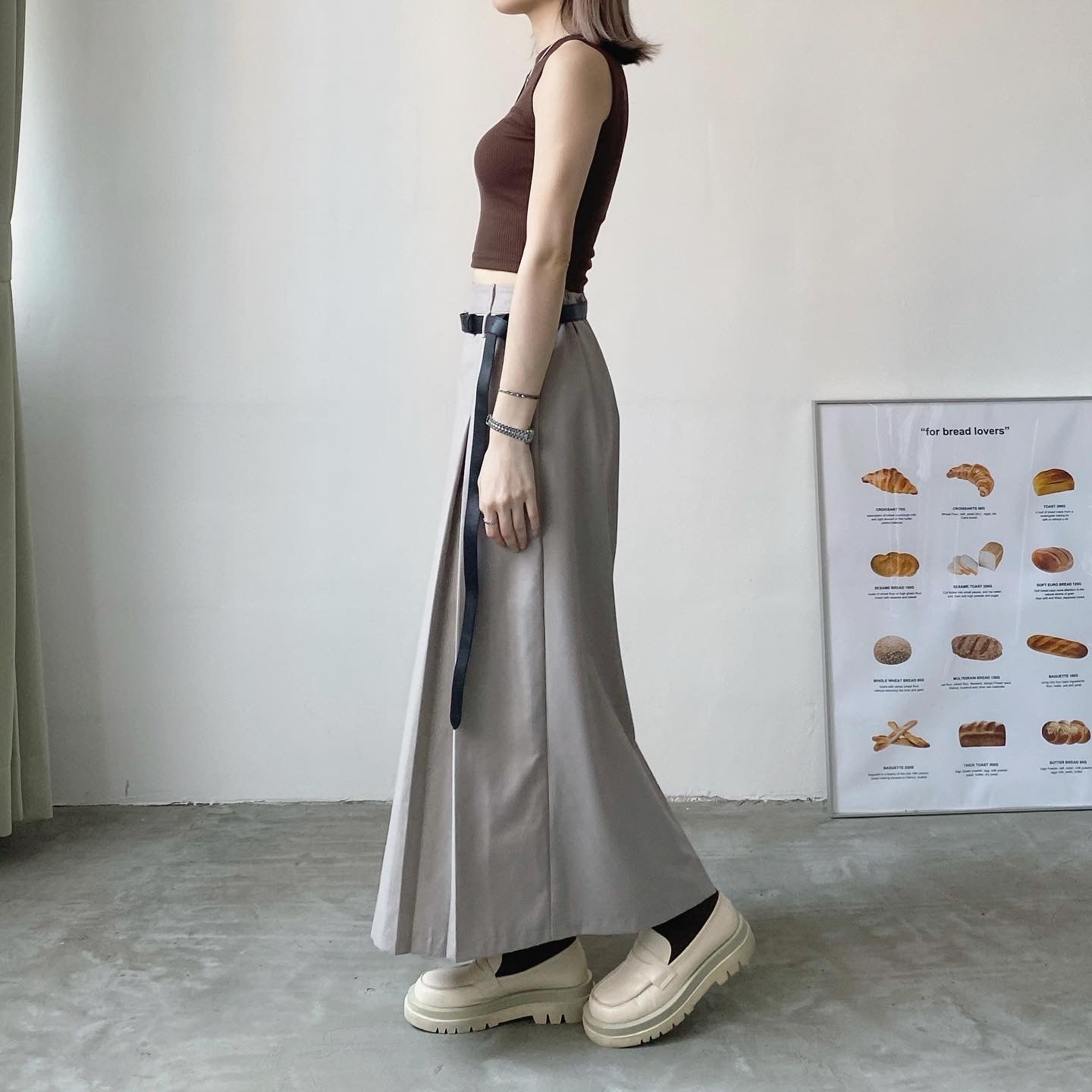 現貨 VT144 Unbal Lip Sleeveless - Pink | Brown |