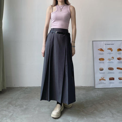 現貨 VT144 Unbal Lip Sleeveless - Pink | Brown |